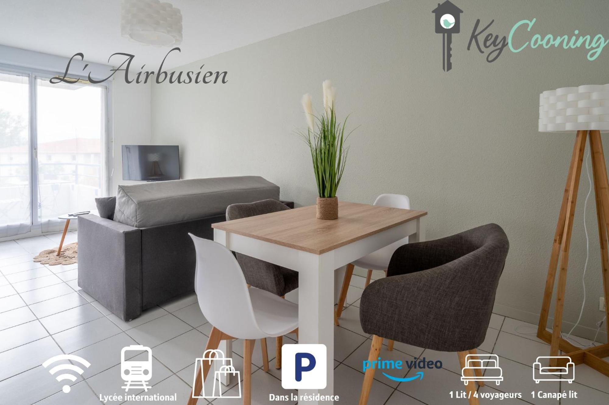 L'Airbusien - Terrasse Et Parking - Airbus A Cote Apartment Colomiers Exterior photo